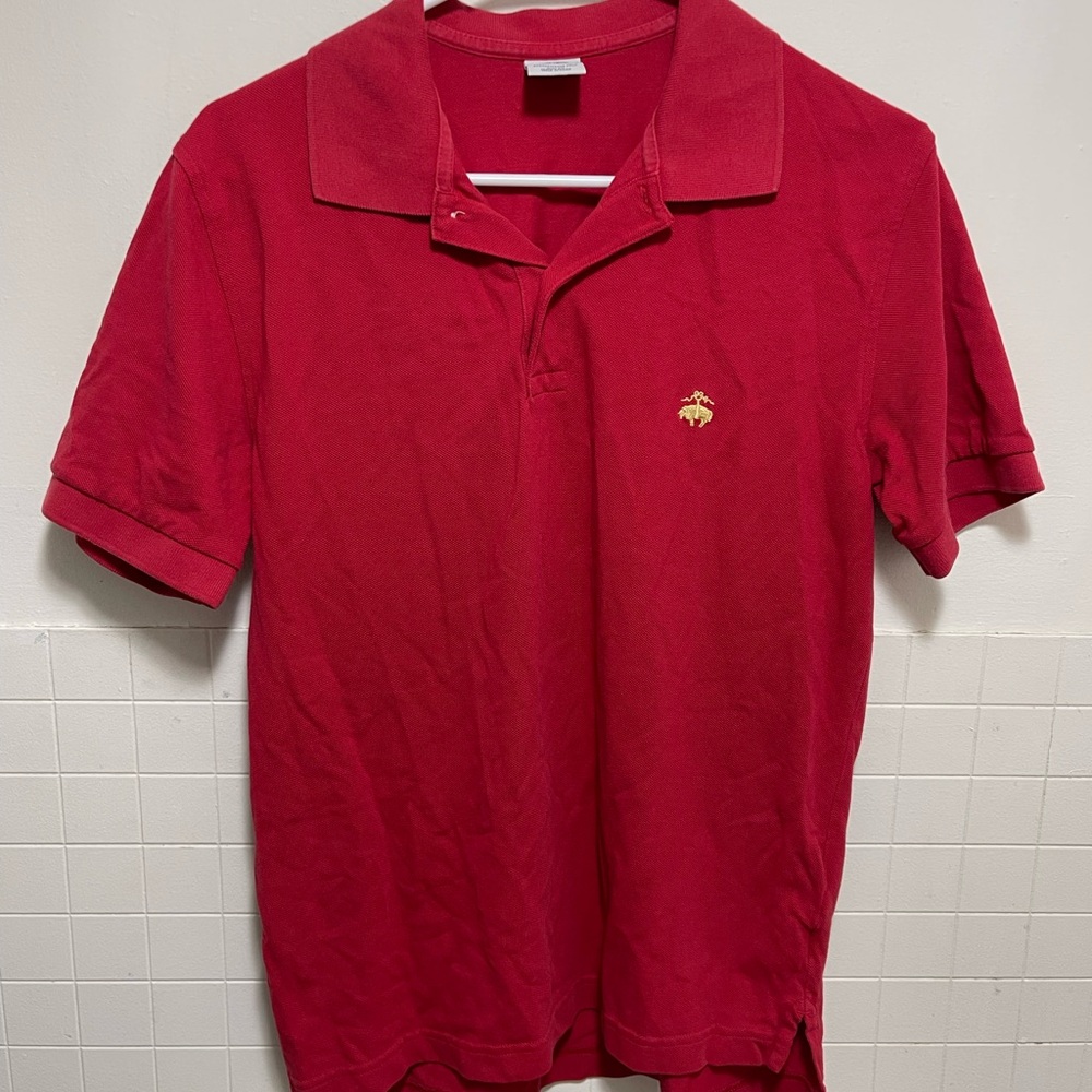Brooks Brothers Vibrant Red Polo Shirt